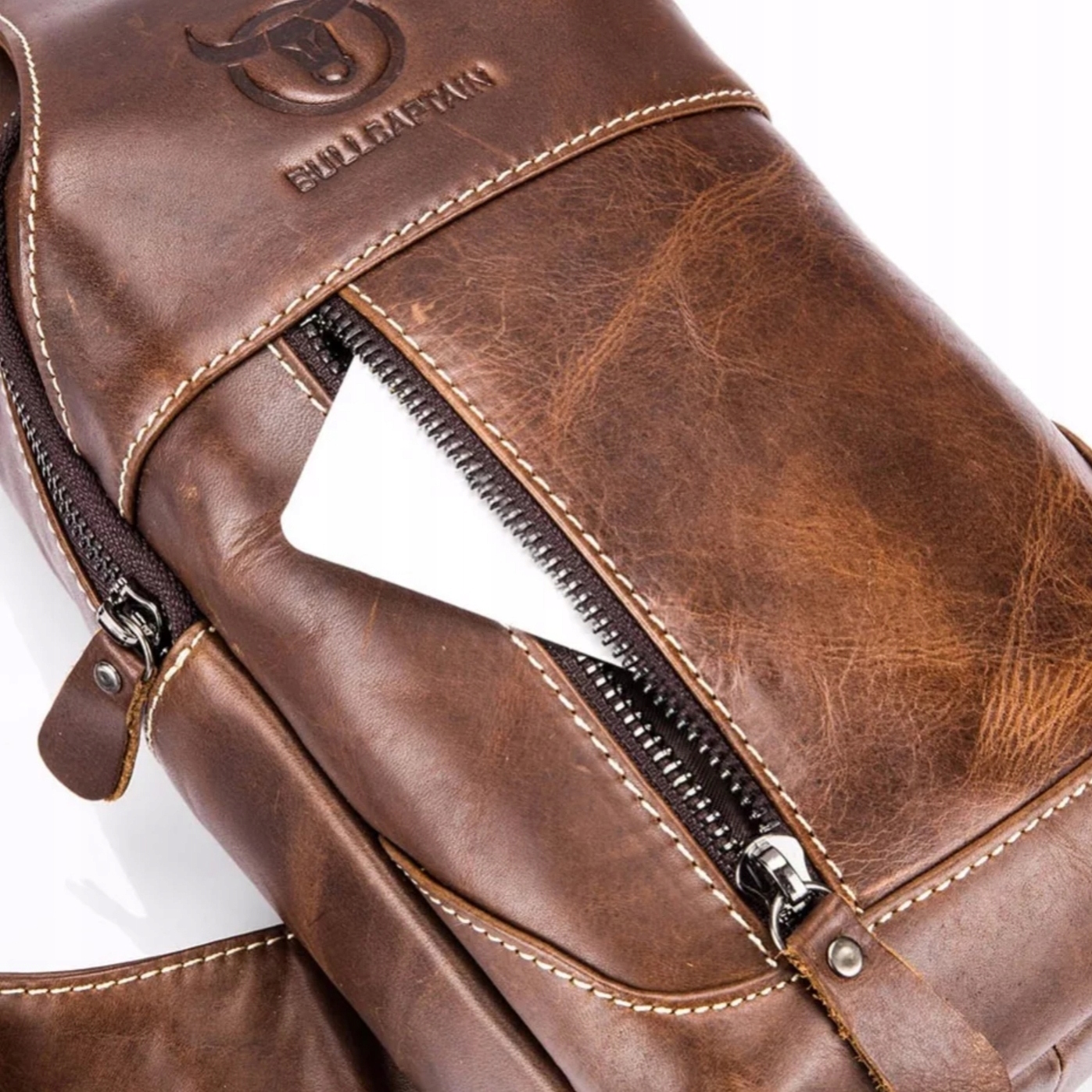 Torba męska mały plecak BULL CAPTAIN skóra Płeć mężczyzna