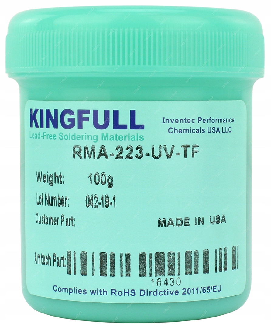 

Flux Topnik Bga Smd Kingfull RMA-223-UV-TF 100g