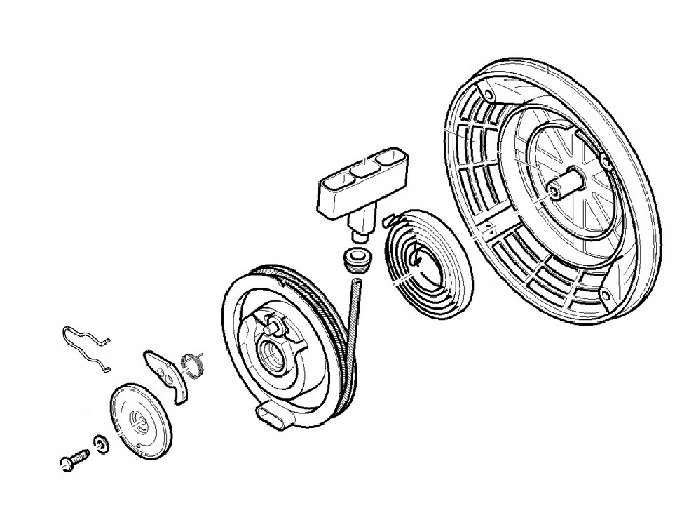 HATZ 1B20 1B30 Rozrusznik kompletny 02319100 Producent części Hatz