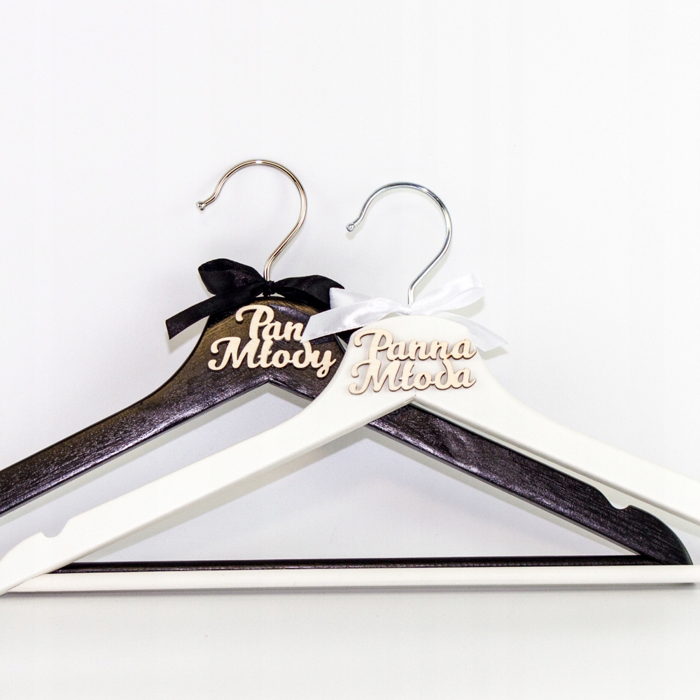 Wieszaki biały czarny para młoda Kod producenta szafa dekoracji
