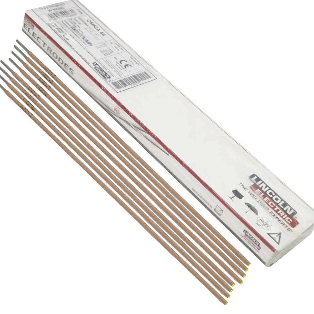 ELEKTRODY SPAWALNICZE 2.5mm LINCOLN OMNIA 46 1,9kg (Elektrody