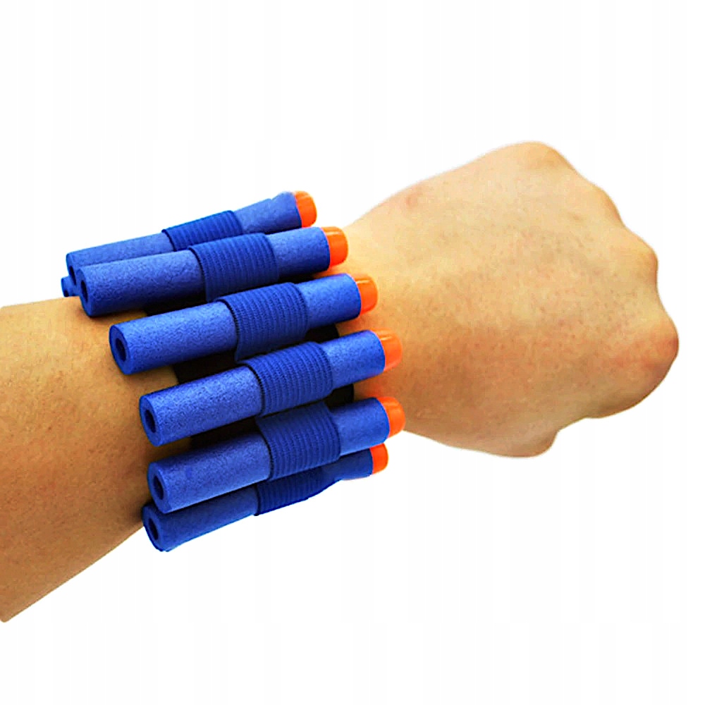 STRZAŁKI DO WYRZUTNI NERF 10SZT + OPASKA NA NABOJE Kod producenta KX7994