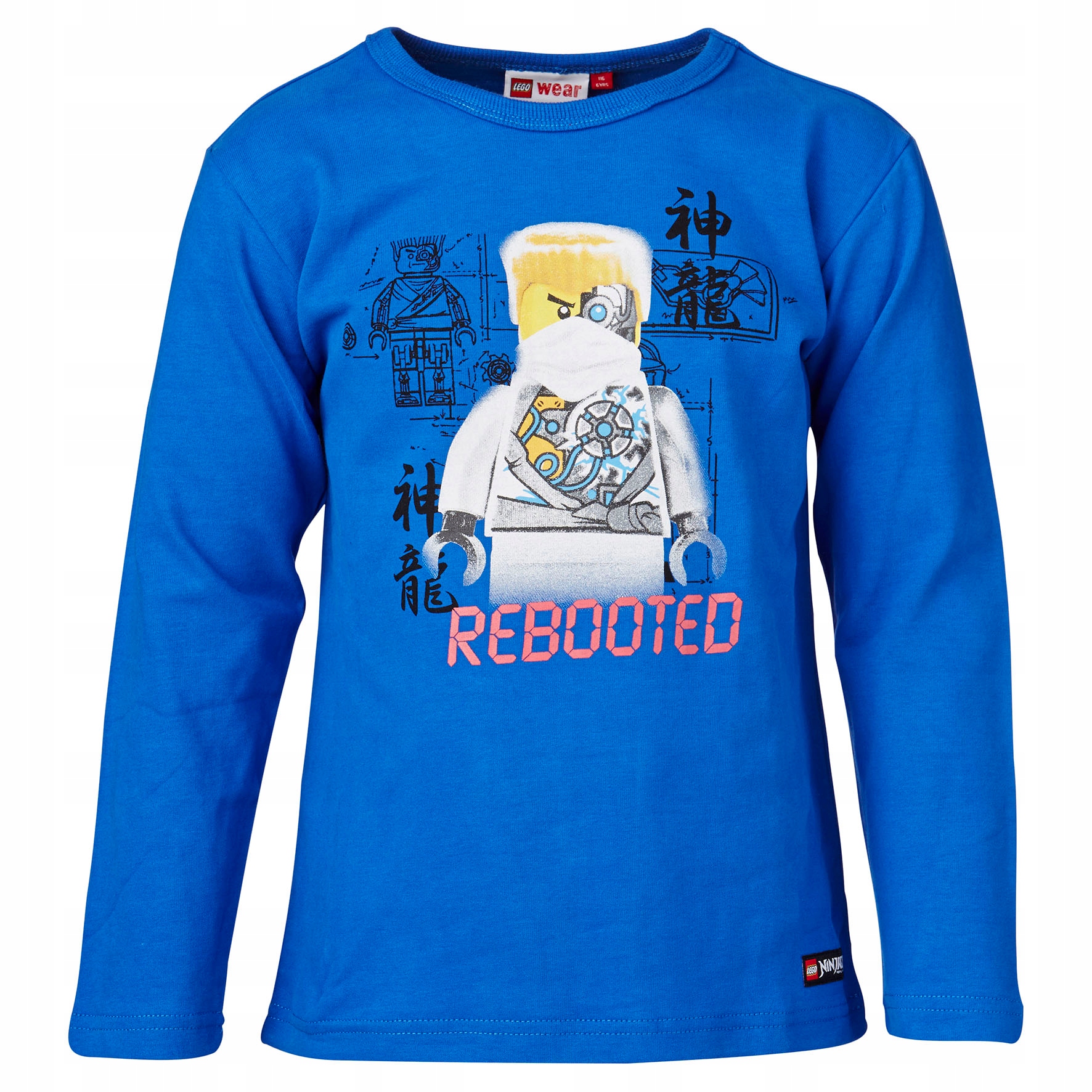 

Bluzka Lego Ninjago Tristan 702 niebieska r.104