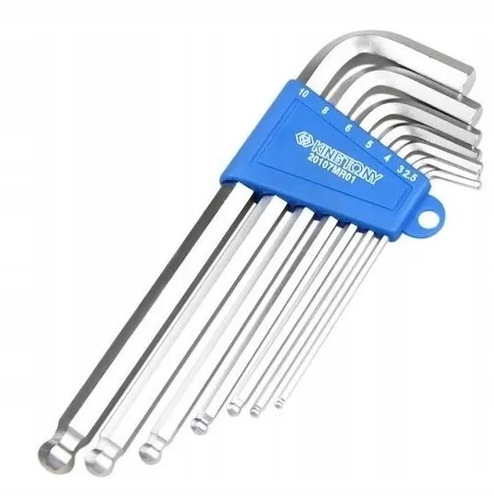 Klucze IMBUSY HEX DŁUGIE H2,5-10 kulką 7 KING TONY