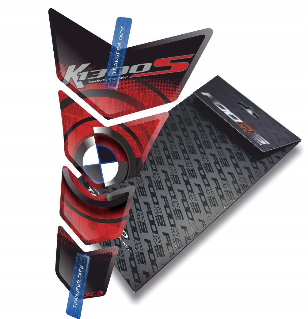 Tank-pad od firmy Fooqs pro Bmw K-1300-S Červený