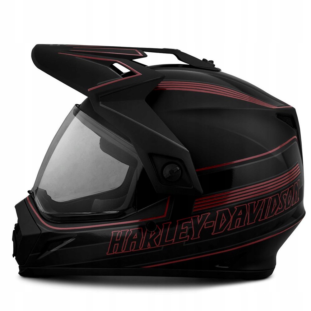 KASK MOTOCYKLOWY MOTOPOLI MAT HARLEY DAVIDSON XL Rozmiar XL