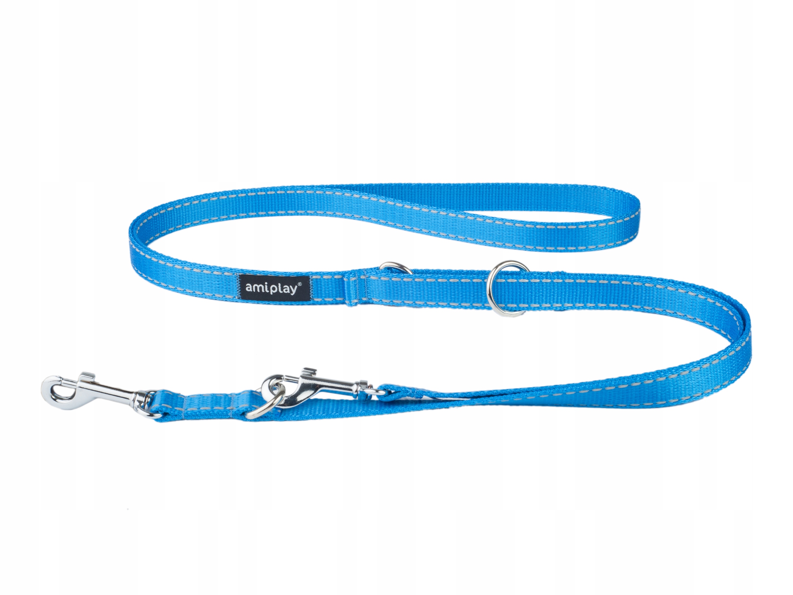 

amiplay Smycz przepinana 6in1 Reflective L Niebies