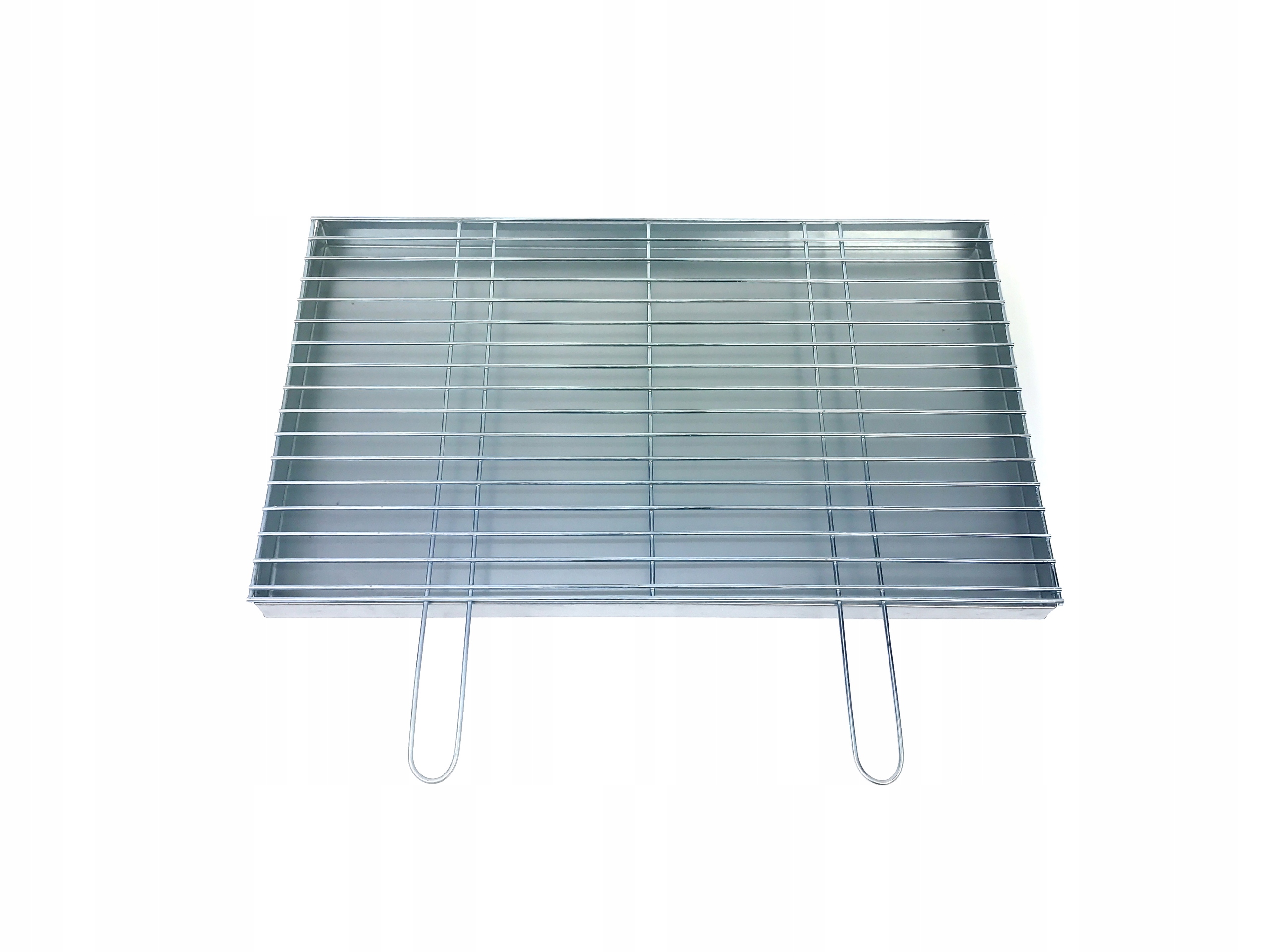 Rošt pro stavbu grilu 67x40 cm 4 mm popelník