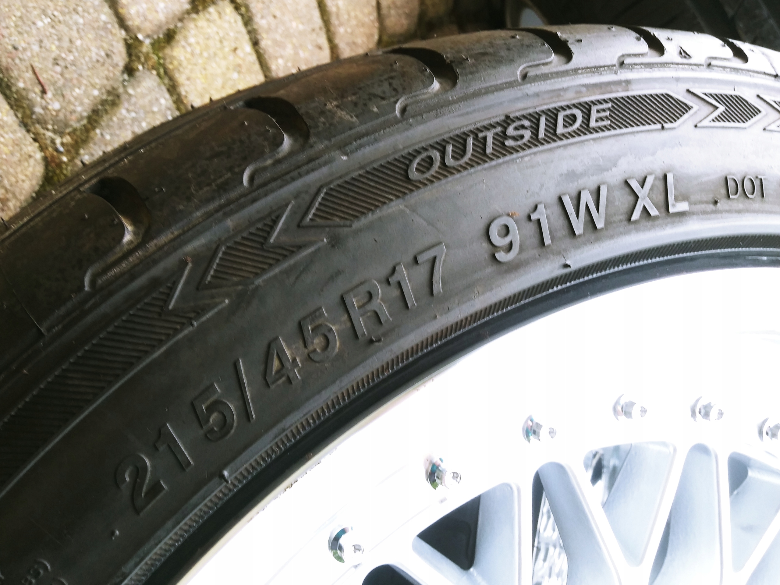 KOŁA Felgi 17 5x112 Mercees 129 140 Szerokość opony 215 mm