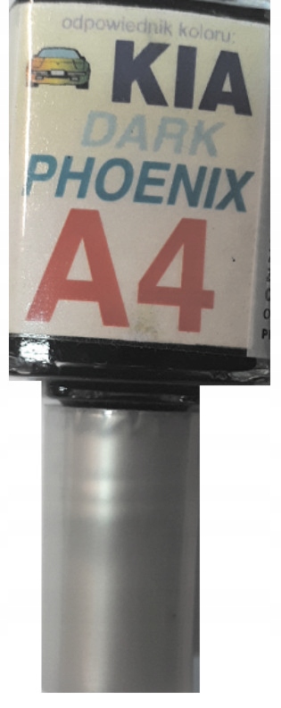 KIA A4 DARK PHOENIX LAKIER SAMOCHODOWY ZAPRAWKA DO RYS 10 ML ARASYSTEM