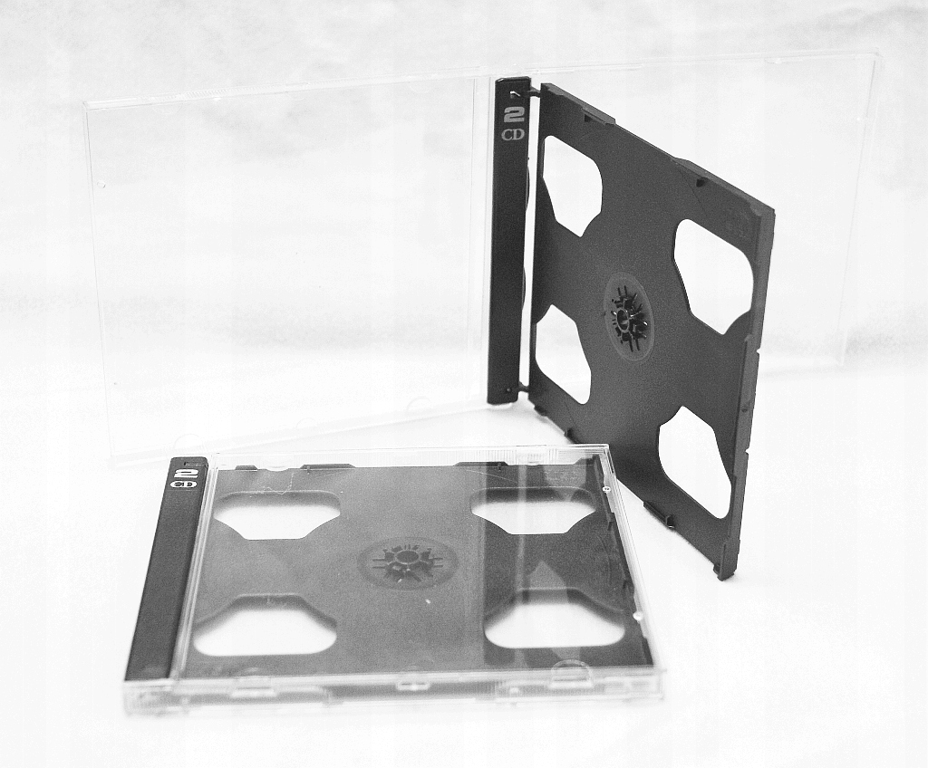 

Pudełka na 2 x CD Box Jewel Case Czarne 25 szt