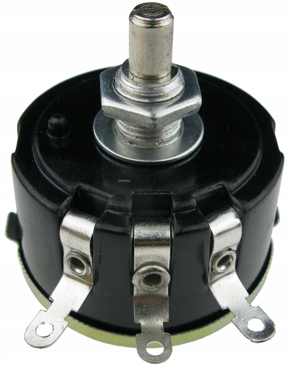 Potencjometr obrotowy liniowy B 100R moc 5W/2917