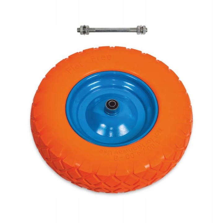 

Koło Kółko Do Taczek Poliuretan Orange 4.00x8 Ośka