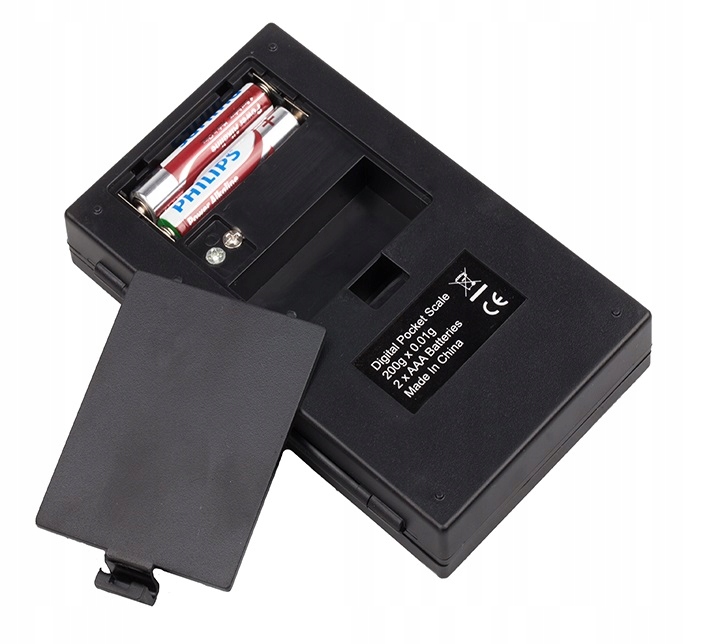 ELEKTRONICZNA WAGA JUBILERSKA GRAMOWA 0,01g 200g Kolor dominujący czarny