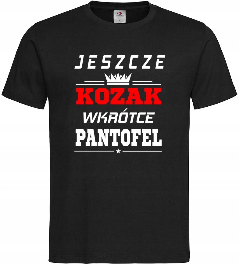 

Koszulka Męska Jeszcze Kozak Wkrótce Pantofel