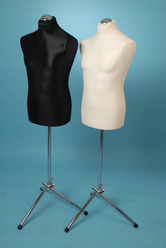 Manekin krawiecki męski barczysty na stojaku metal Kod producenta mkbardx