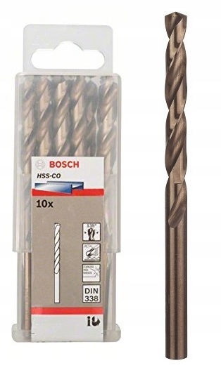 

Bosch Wiertło Do Metalu HSS-Co Kobaltowe 6,8 10szt