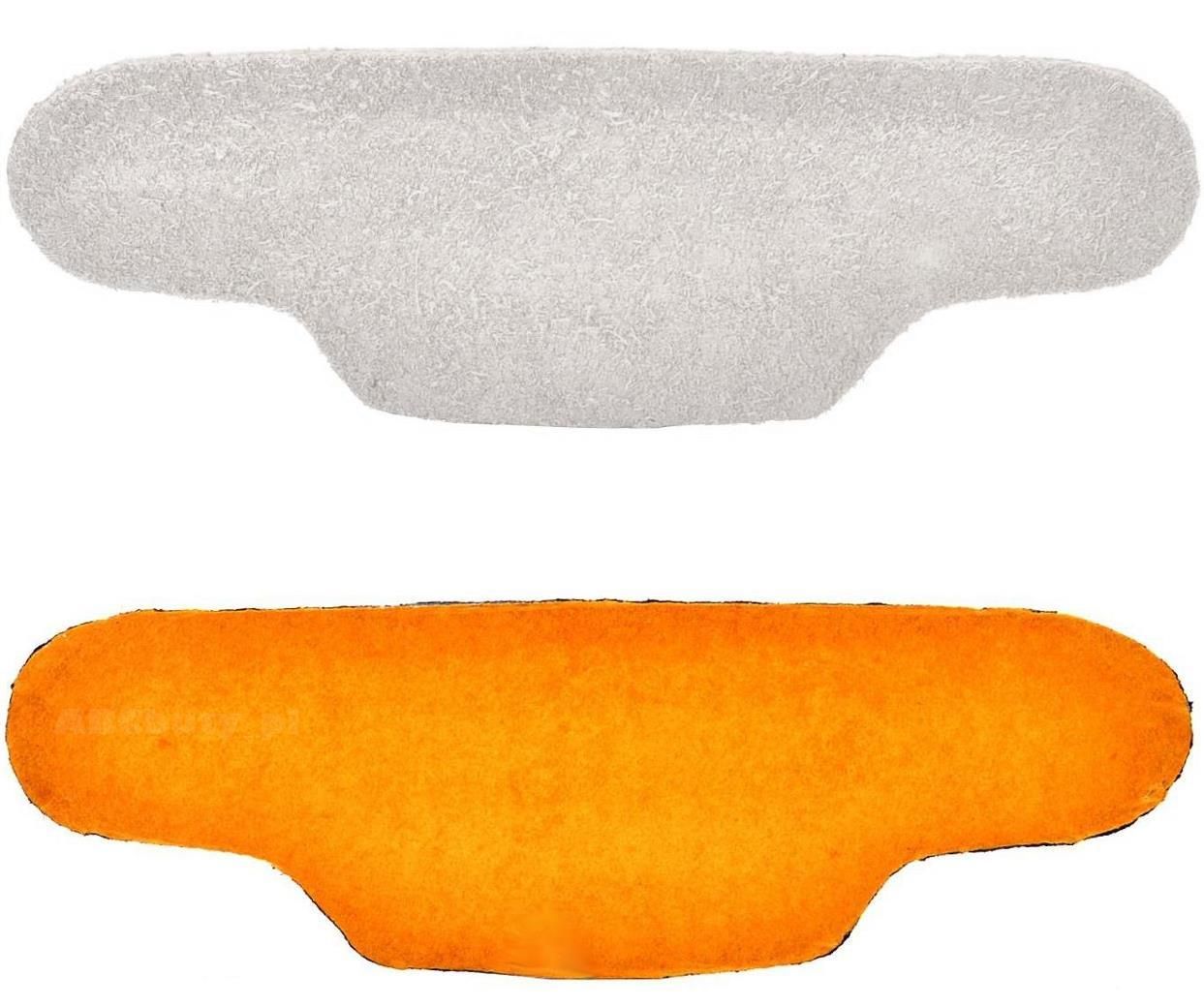 G10-82 BIAŁE SKÓRZANE WĄSKIE ZAPIĘTKI NA OBTARTE PIĘTY ODCISKI PODUSZKI x 2 EAN (GTIN) 5906280325329