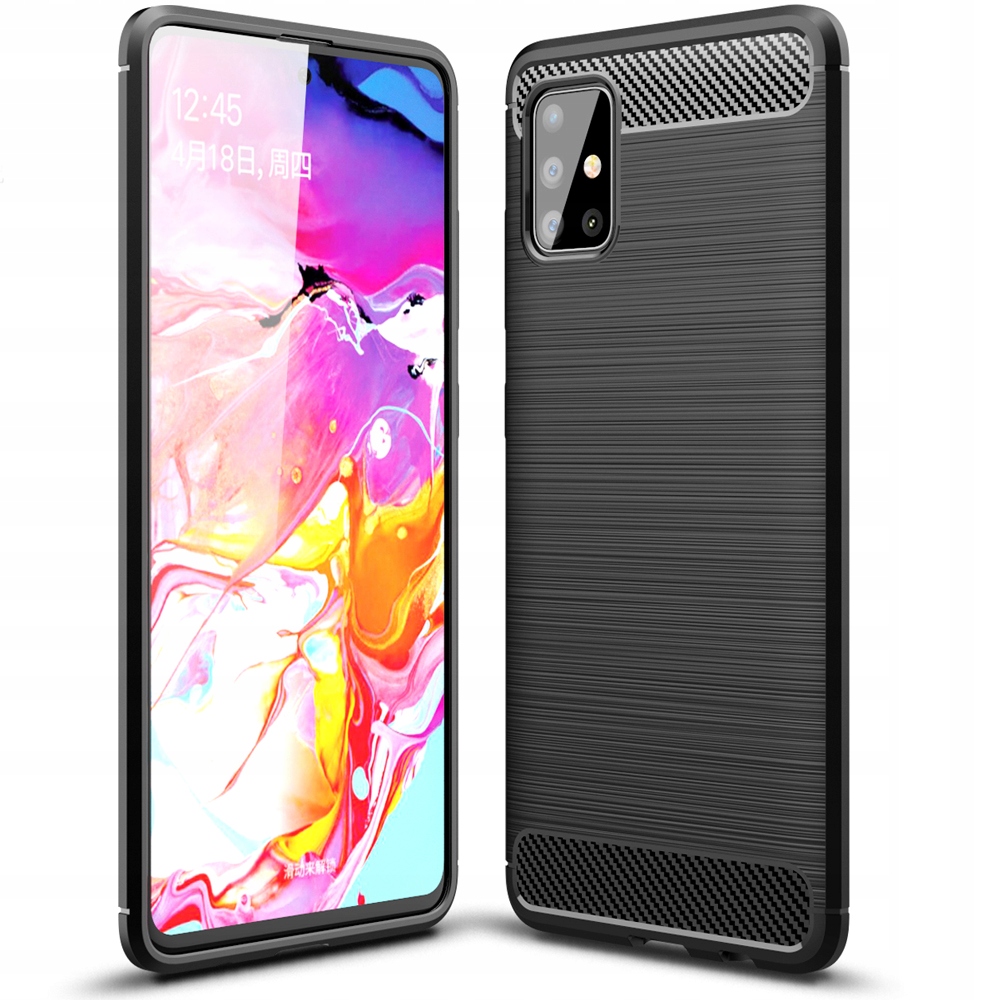 

Etui do Galaxy M51, Tpu Carbon, cover, case