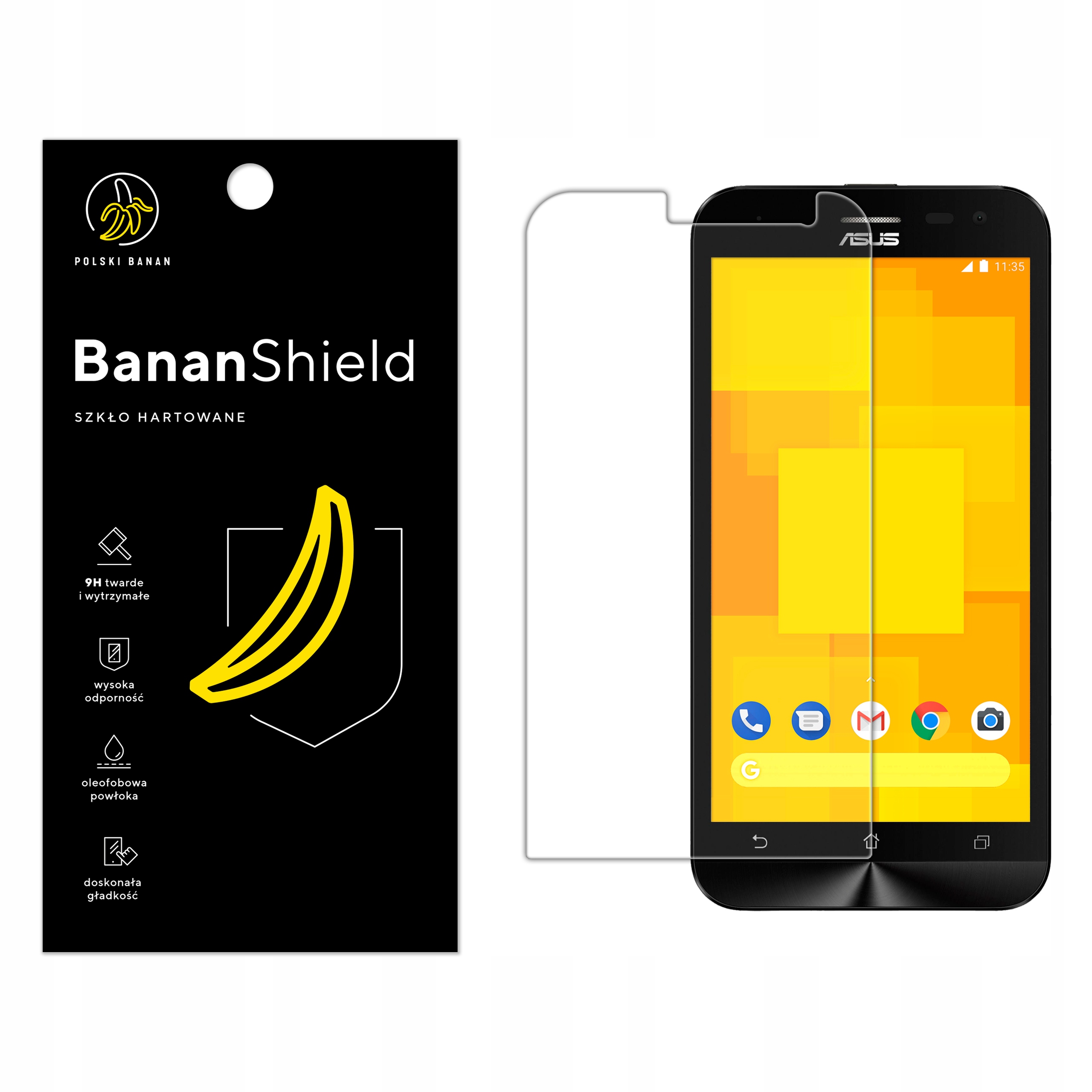 

Szkło Hartowane 9H do Asus ZenFone 2 Laser ZE500KL