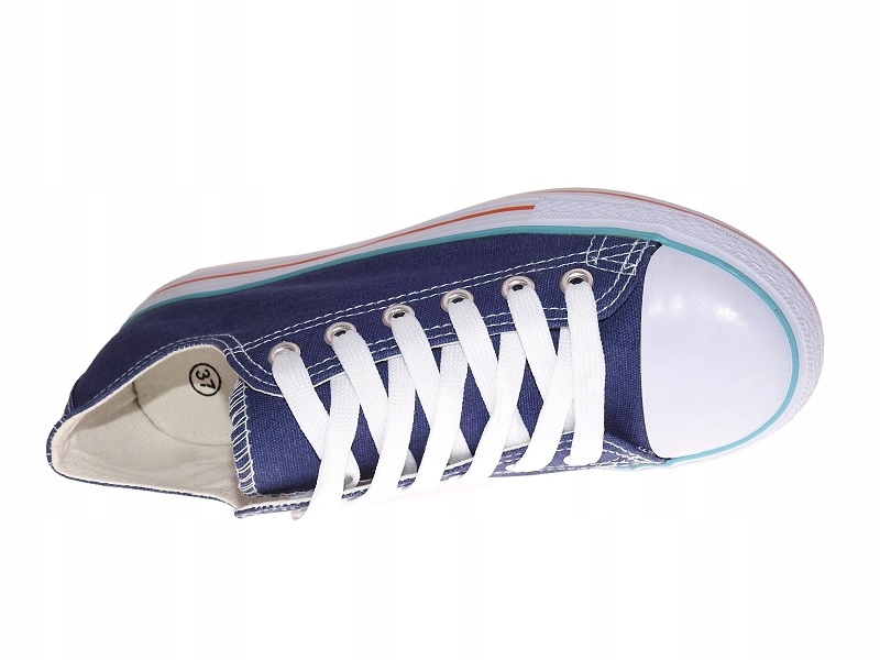 Trampki na grubej podeszwie B72B-22 Blue r.38 Rozmiar 38