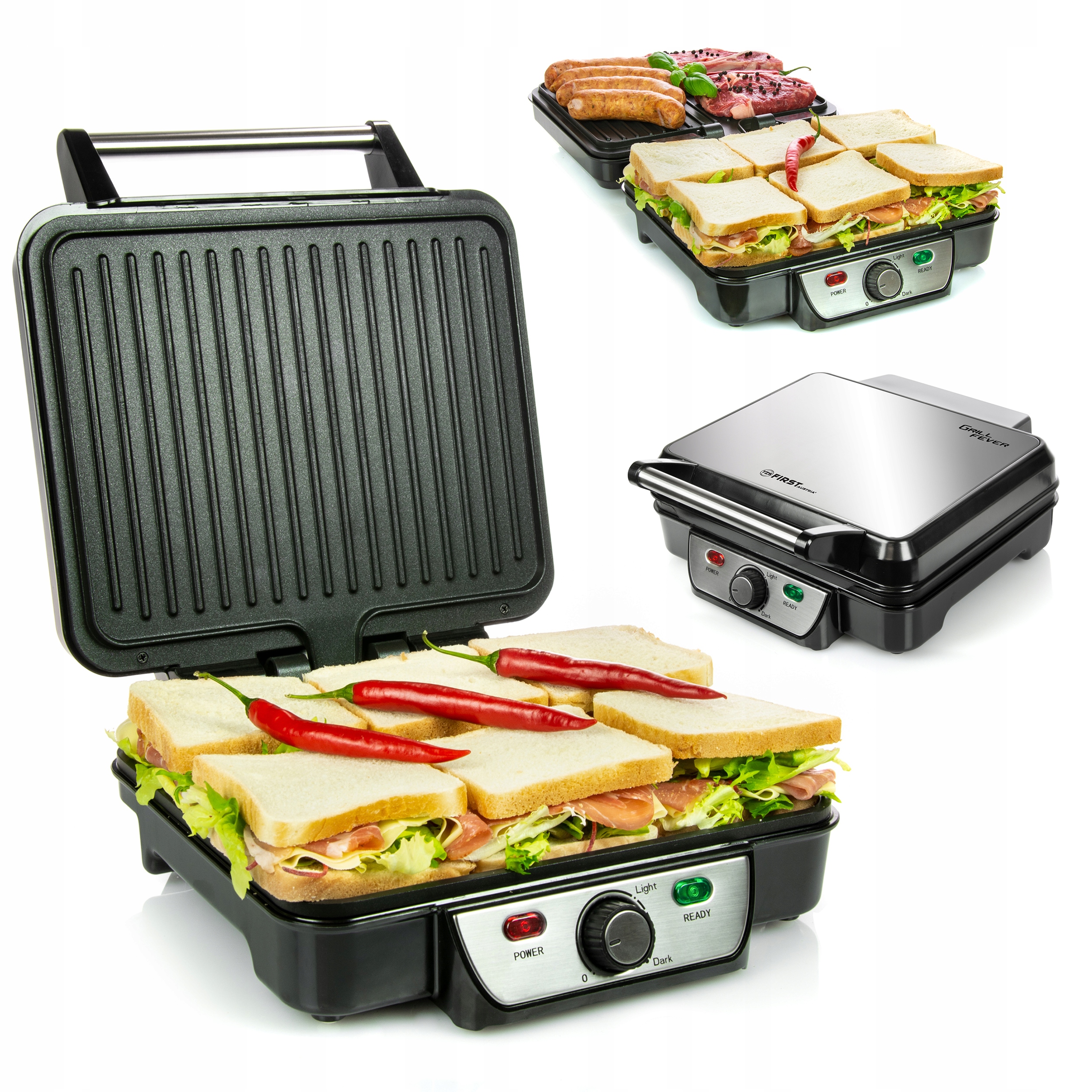 

Grill elektryczny składany First Austria 1800W