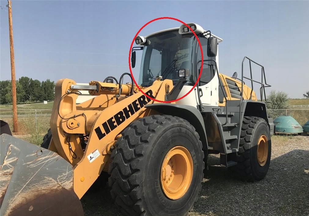 Szyba przednia Liebherr L566 L576 L580 L586 (2+1) Numer katalogowy części 8922889