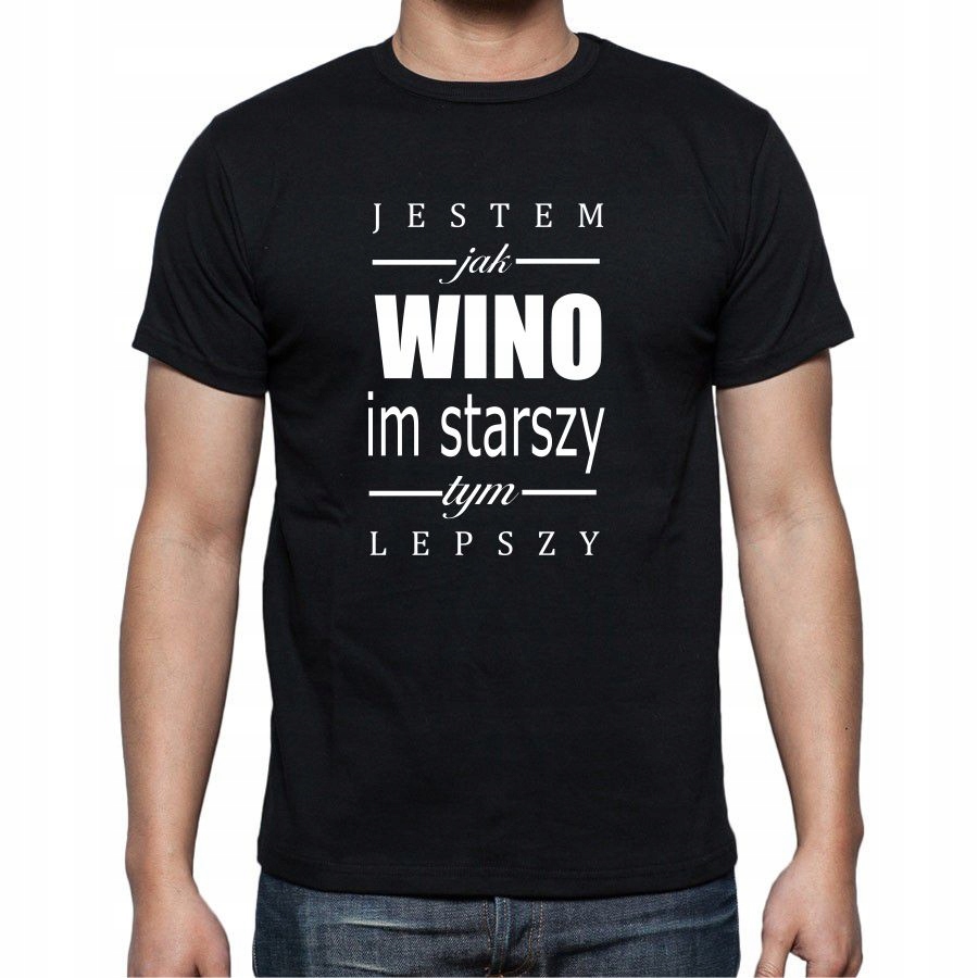 KOSZULKA T-SHIRT DLA CHŁOPAKA JESTEM JAK WINO IM