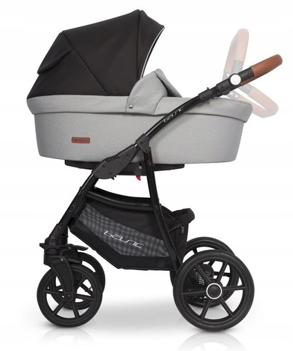 WÓZEK GŁĘBOKO SPACEROWY 3W1 RICO BASIC 6 X GRATIS Waga wózka 15 kg