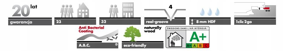 PANELE KO DĄB CLEARWATER K057 8mm AC4 V-FUGA Producent Kronospan