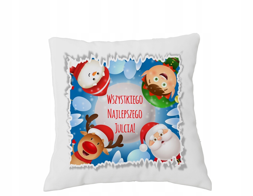 

Poduszka Święta Mikołajki Z Imieniem