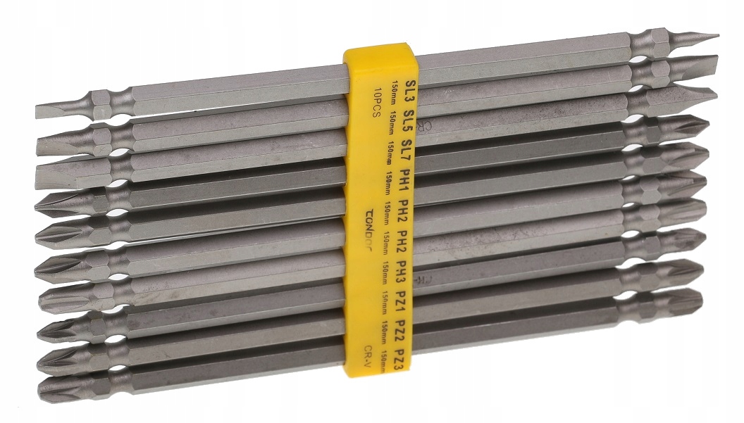 

Końcówki Do Wkrętarki 10 szt Bardzo Długie 150 mm