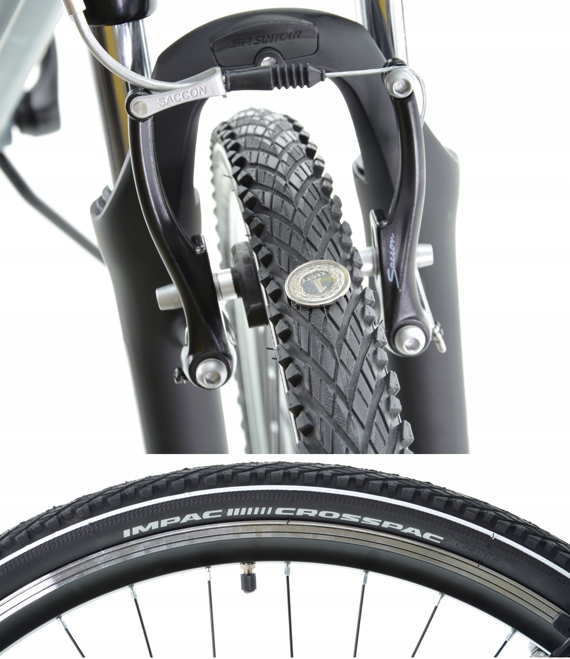 ROWER 28 SPARTACUS CROSS 3.0 SHIMANO ACERA NOWOŚĆ Korba trzyrzędowa