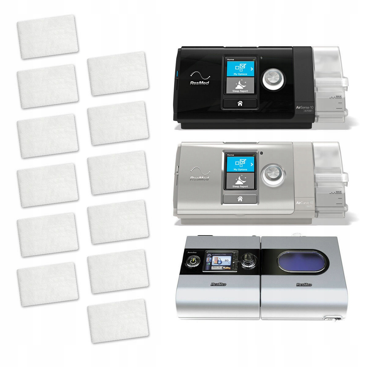

Filtr Cpap Resmed S9 S10 Airsense Autoset 12 szt