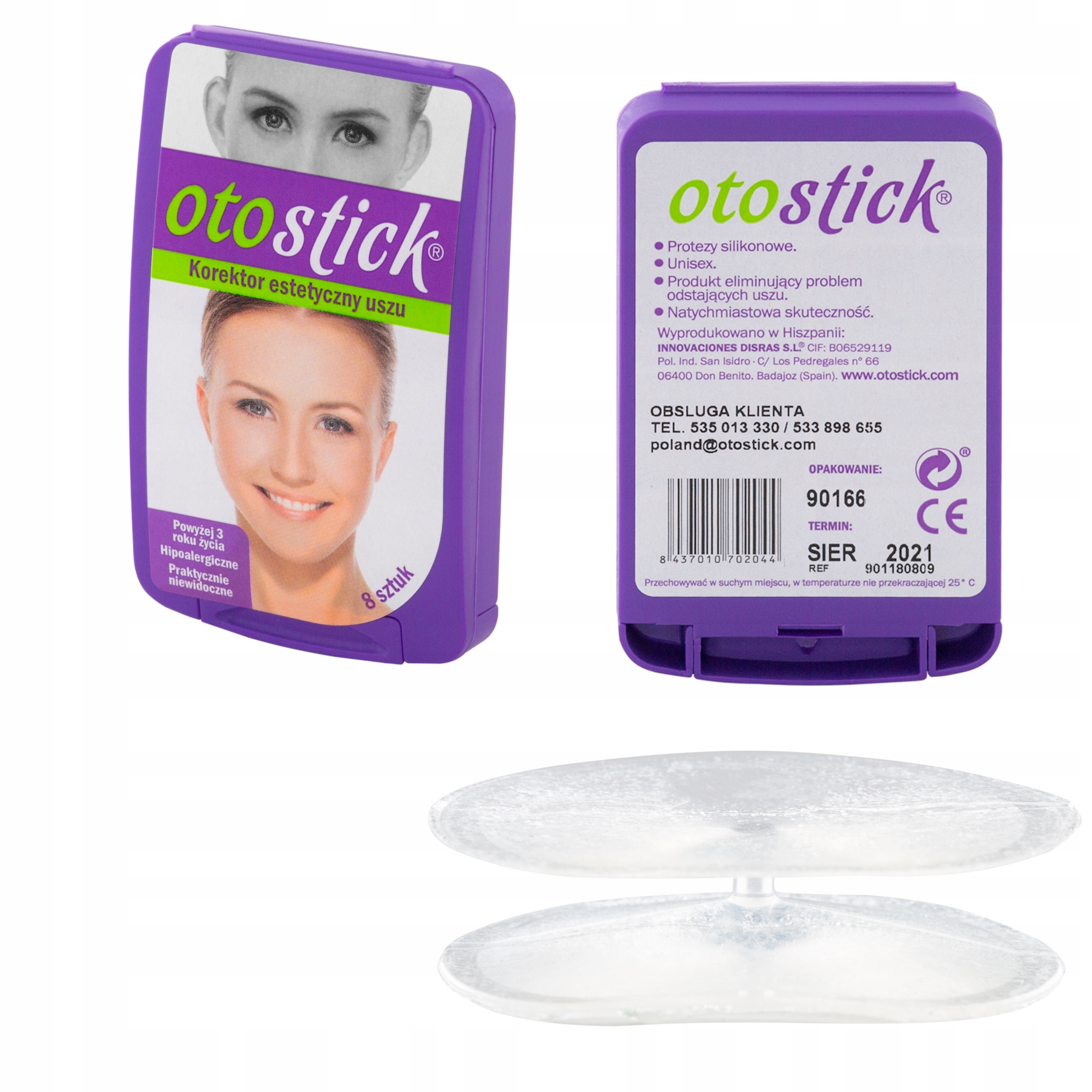 

Otostick korektory estetyczne Uszu 8szt.