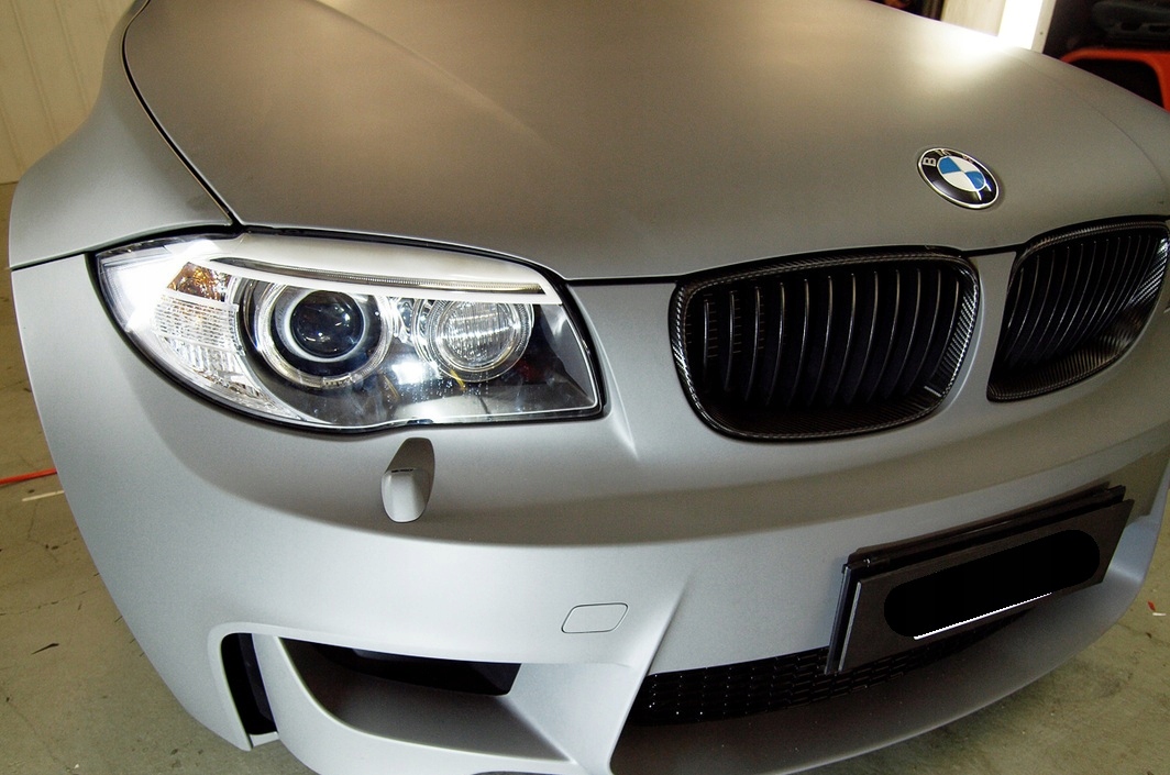 AUTO FOLIA SREBRNY MAT MATOWA SREBRNA 30m x 152cm Width 152 cm