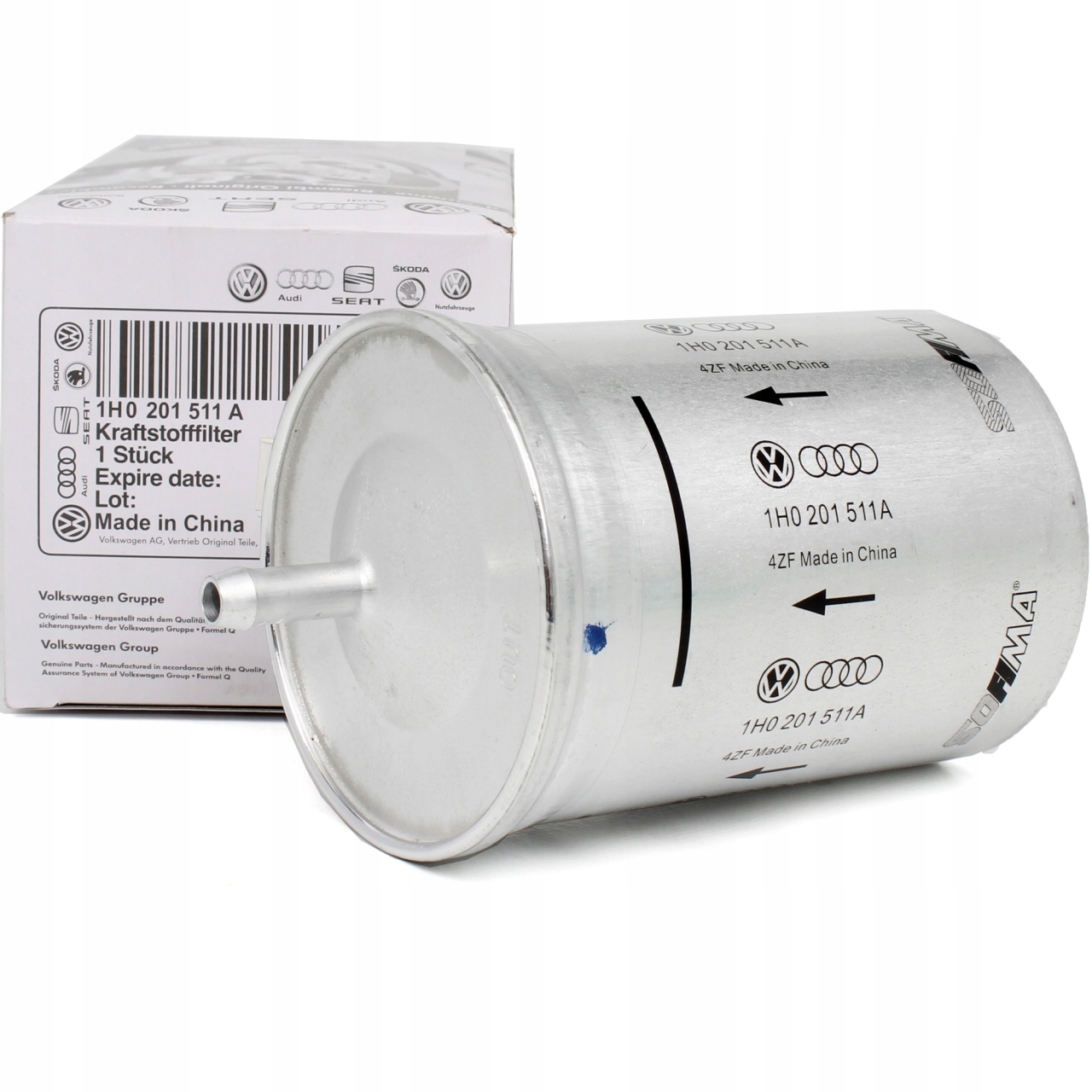 1H0201511A - ТОПЛИВНЫЙ ФИЛЬТР VW AUDI SEAT SKODA ORIGINAL OEM