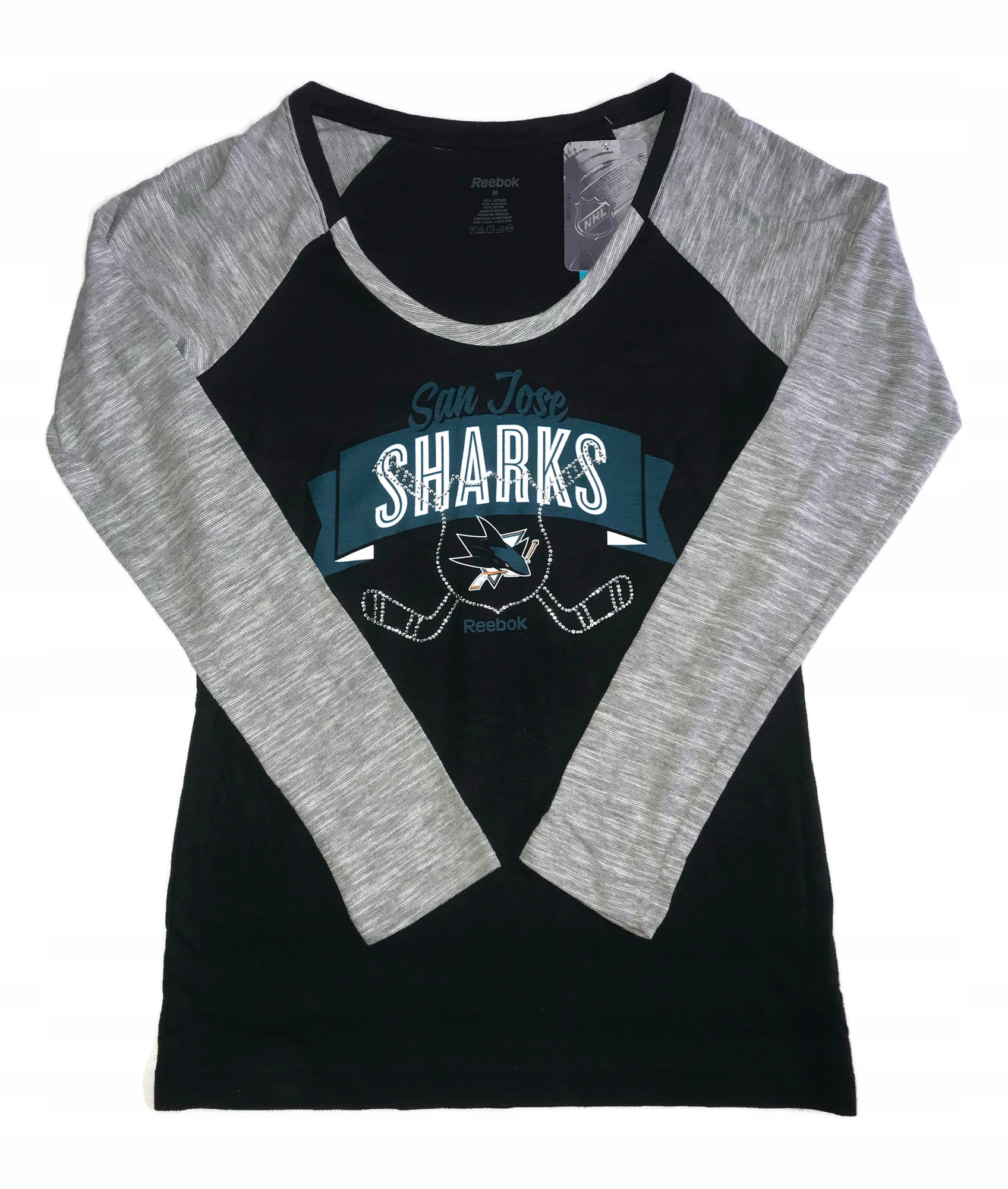 Bluzka damska Reebok San Jose Sharks Nhl M