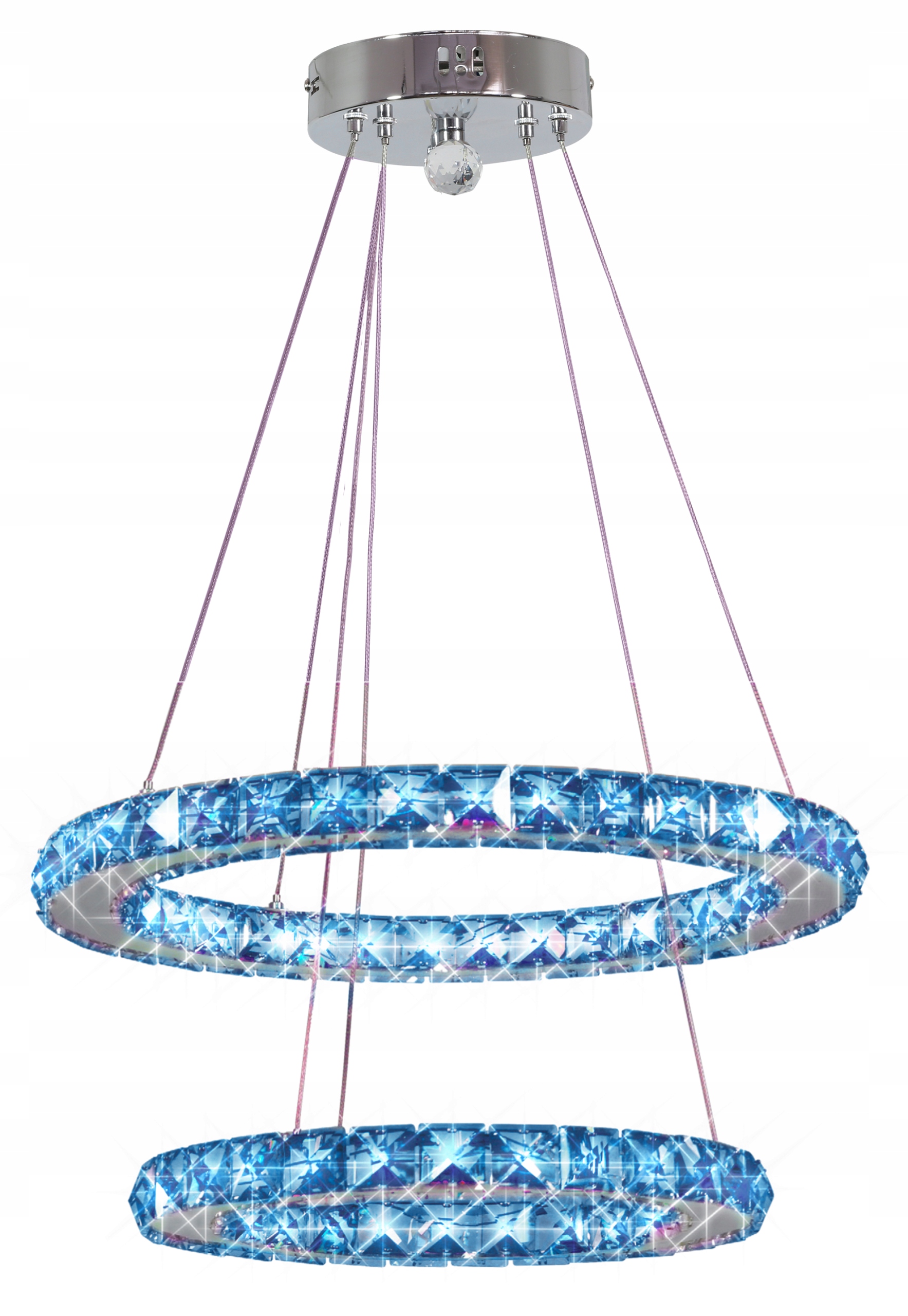 Závesná lampa Candellux Lords 2 – svetelné body, integrovaný Led zdroj