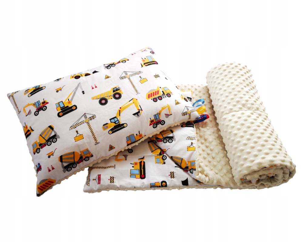 

Kocyk Minky 100x135 Poduszka Komplet Przedszkolaka