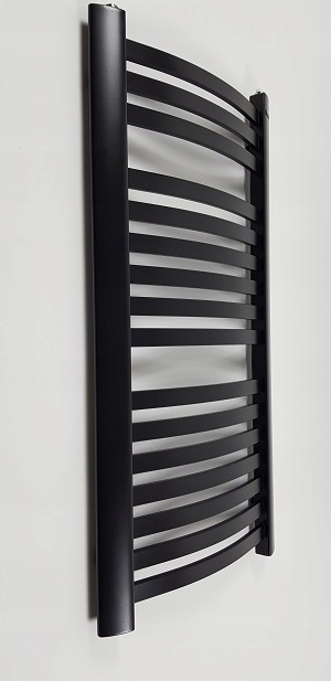 Grzejnik łazienkowy wodny Giovanni 425 W 480 x 950 mm czarny