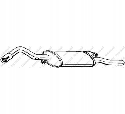 278-581 - ЗАДНІЙ ГЛУШНИК SKODA FAVORIT 1,3 92-97
