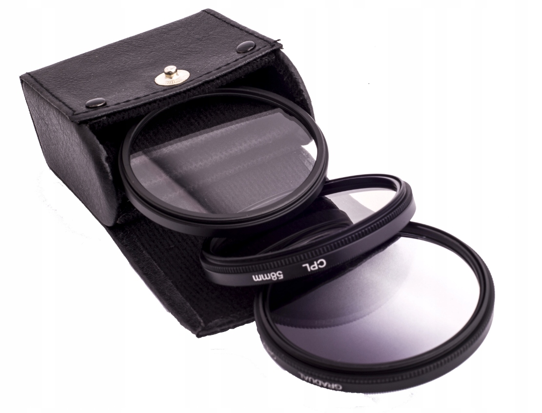 ZESTAW FILTRÓW 5w1 49mm CPL UV SZARY połówkowy Kod producenta FI-KP0204
