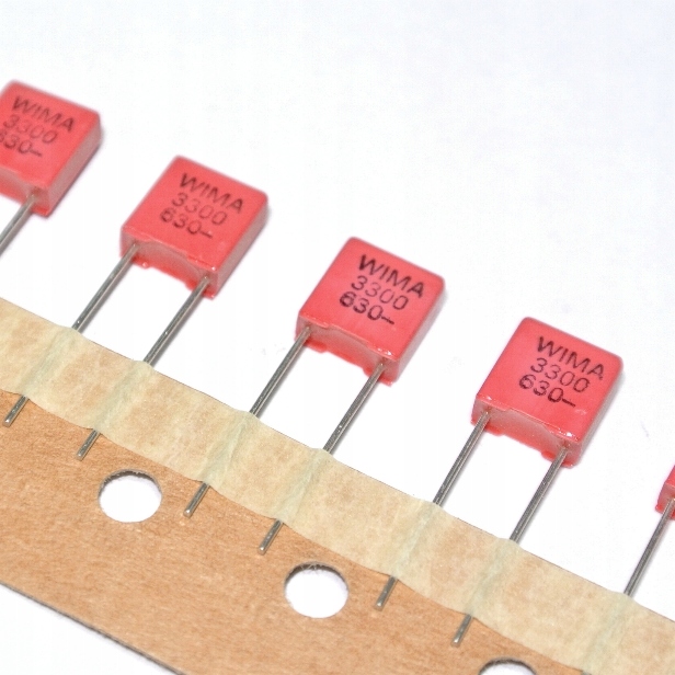 

3.3nF 630V MKP2 Wima 5mm kondensator [10szt] #678