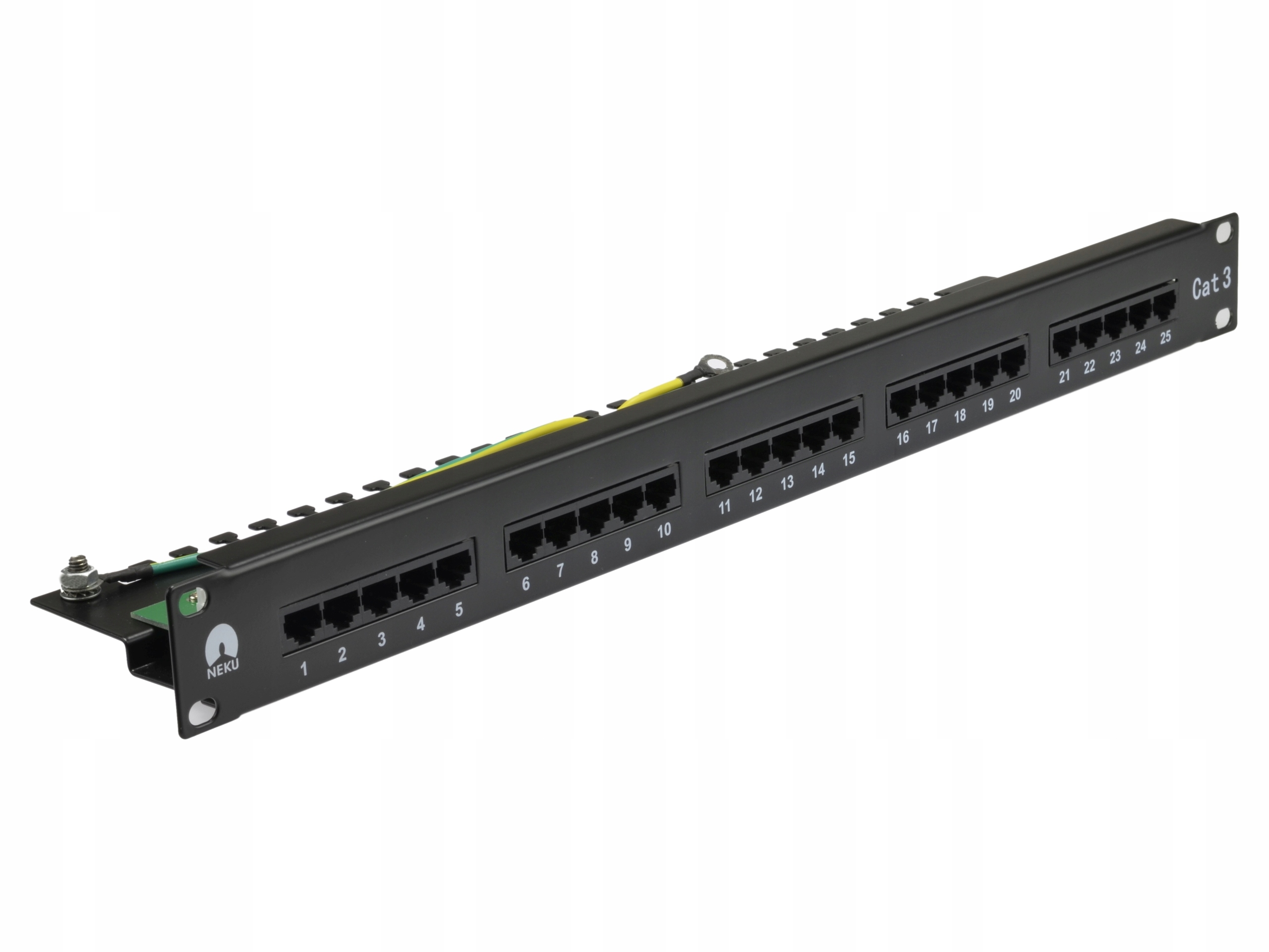 

Neku Patch panel patchpanel telefoniczny Rack 25p