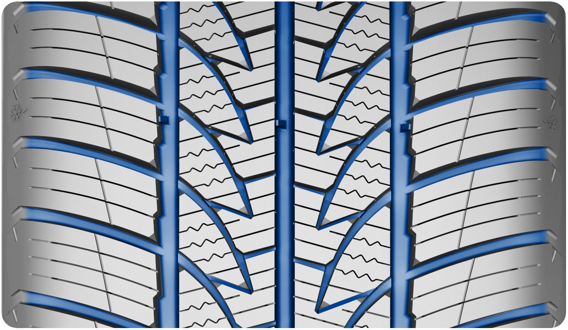 2 x 205/55R16 XL 94V 4Seasons 2 Point S CAŁOROCZNE Liczba opon w ofercie 2 szt.