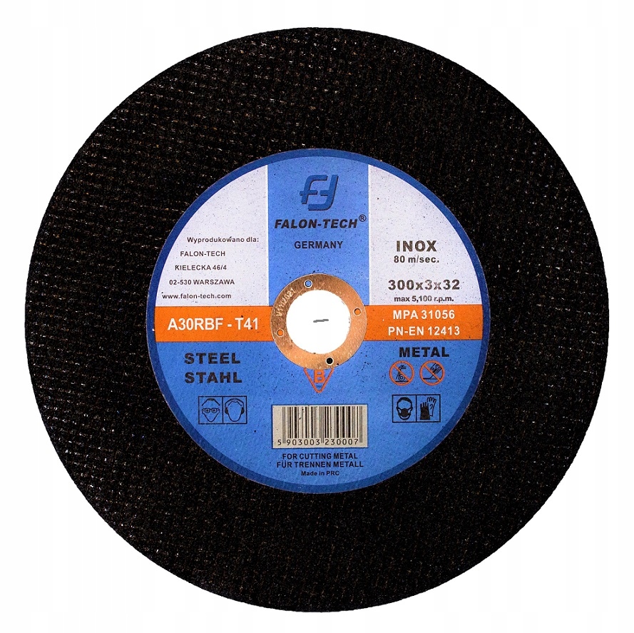 

Tarcze Tarcza Do Ciecia Metalu 300/3 x 32 mm Inox