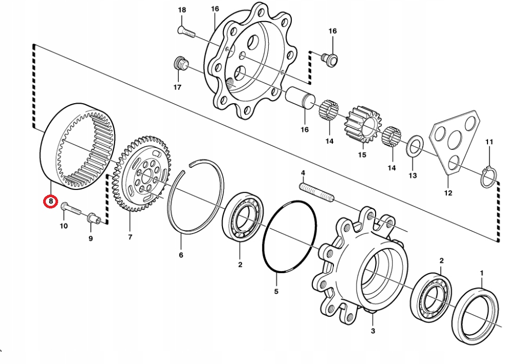 311488A1 - ВЕНОК РЕДУКТОР МОСТ ЗАДНЯЯ КРЫШКА 695