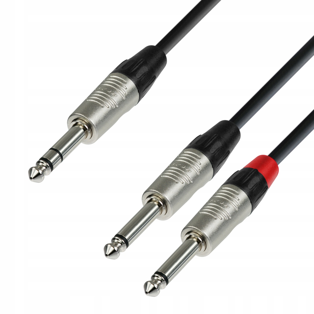 ADAM HALL K4YVPP KABEL AUDIO 2x JACK-JACK 6.3 1,5m