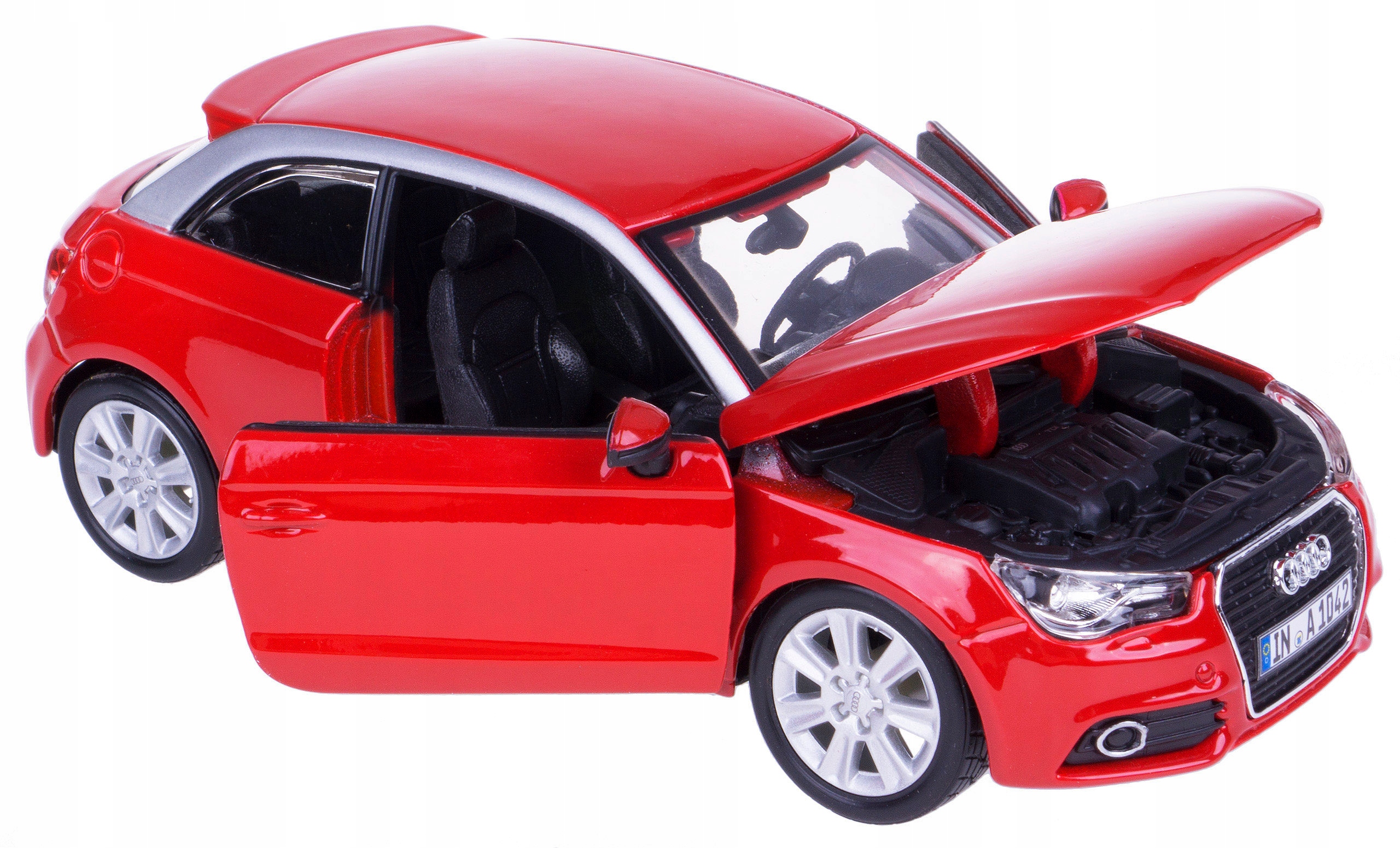 

Audi A1 Model Metalowy Bburago 1:24 Czerwony New!!
